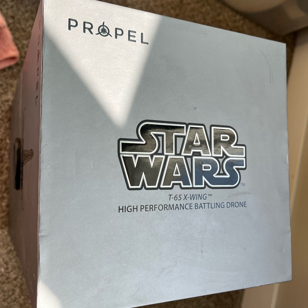 Star Wars Propel T-65 X Wing High Performance Battling Drone. Open box.